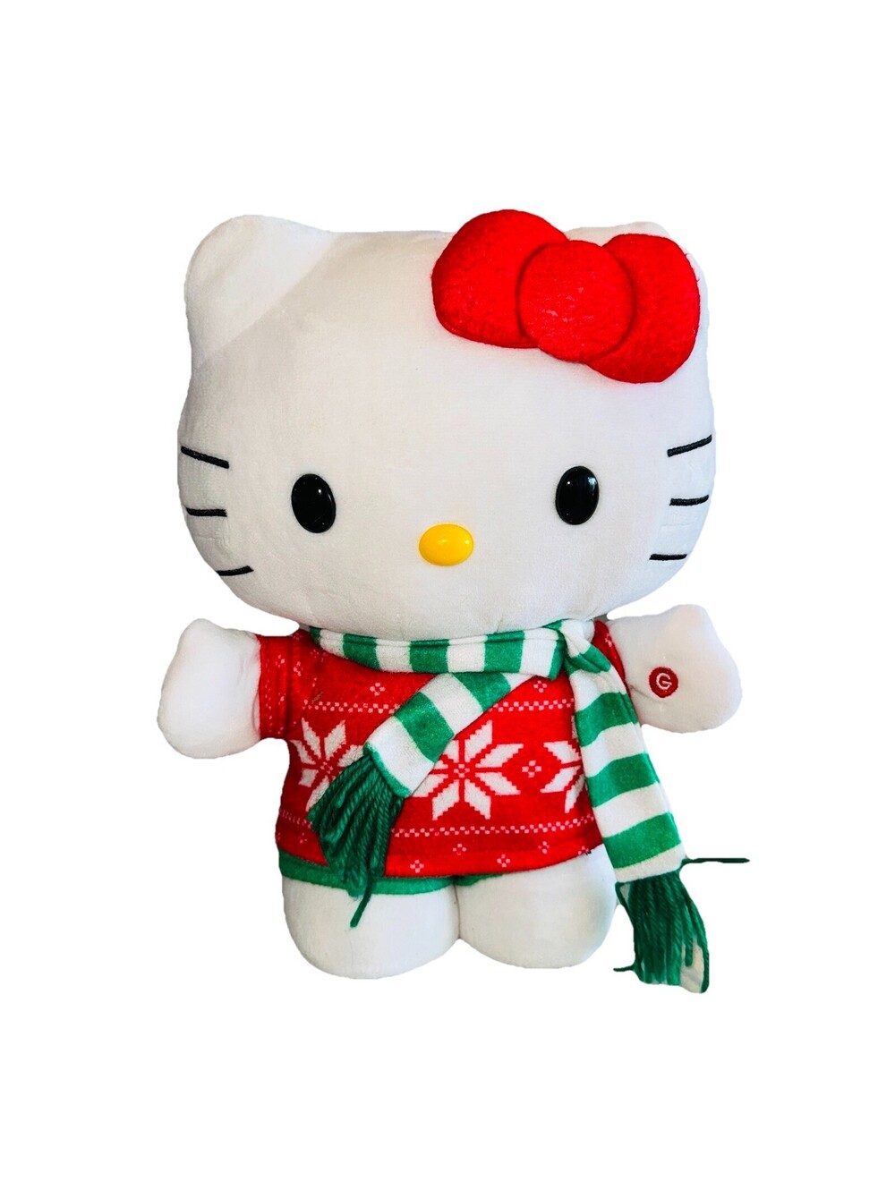 Gemmy Christmas Hello Kitty Animated Musical Plush Motion Dancing 12" BattInclud